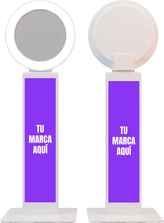 Ring Booth con aro de luz